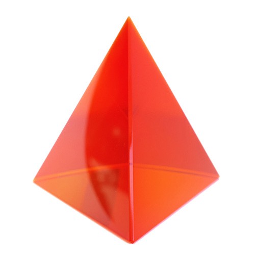 Red Triangular Crystal