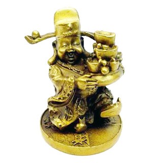 Bronze Chai Shen Yeh ( God of Wealth )