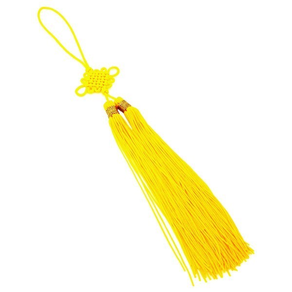 Mystic Lucky Knot Tassel - Yellow