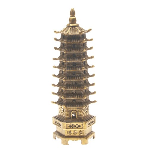 Bronze 9-Level Wen Chang Pagoda
