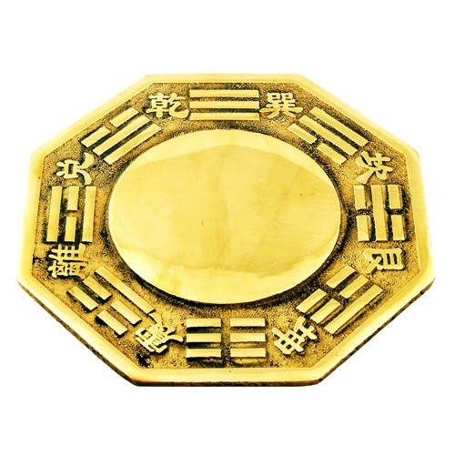 Feng Shui Brass Bagua Mirror