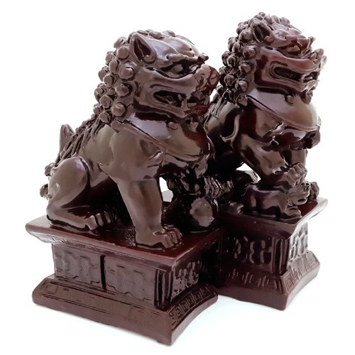 A Pair Of Temple Lions for Protection