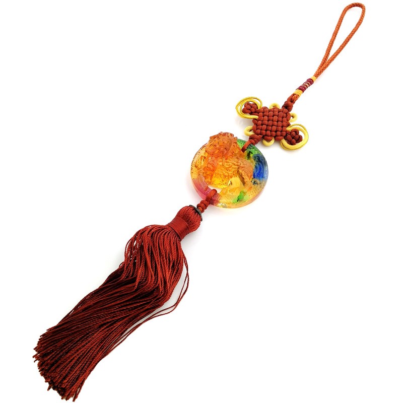 Chi Lin Luili Crystal Tassel for Good Fortune and Protection