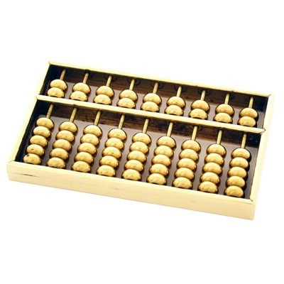 Brass Abacus For Financial Luck