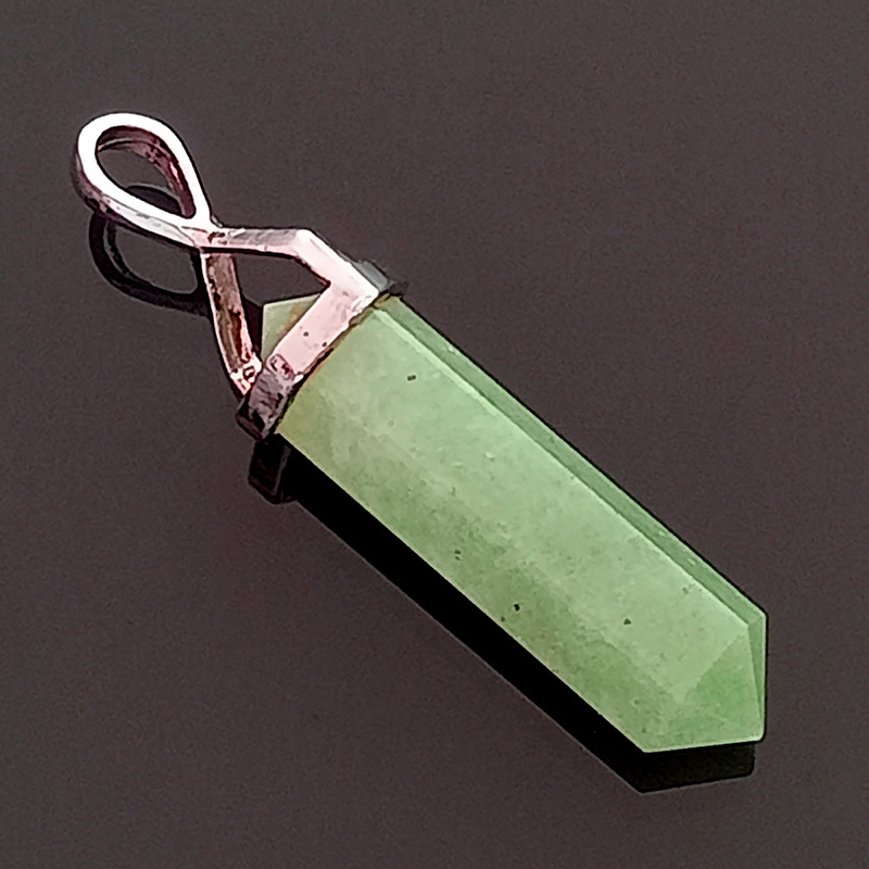 Aventurine Point Pendant for Academy Luck - Large