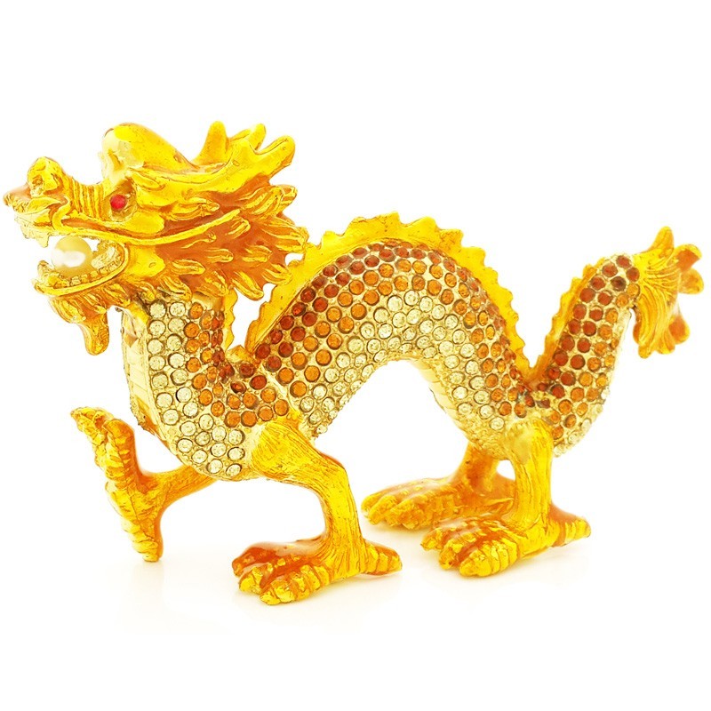 Bejeweled Dragon for Good Fortune