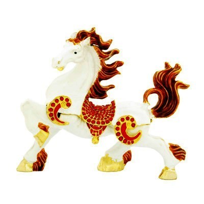 Bejeweled Victory White Horse