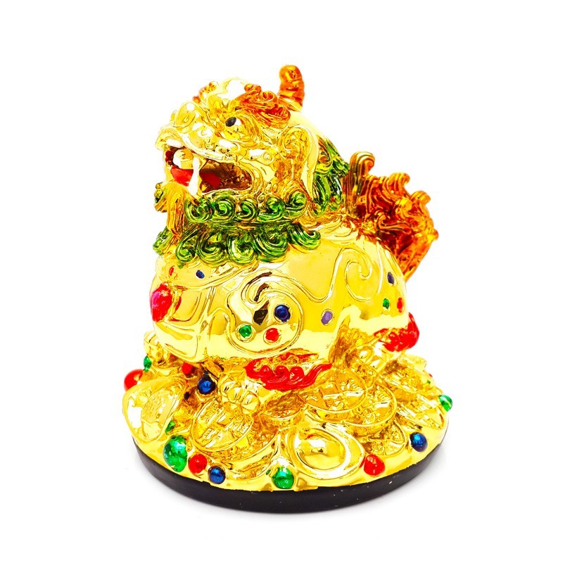 Golden Pi Yao for Good Fortune and Protection