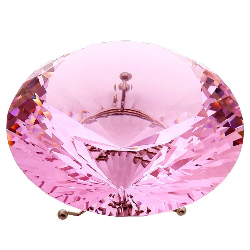 Pink Wish Fulfilling Crystal for True Love - 120mm