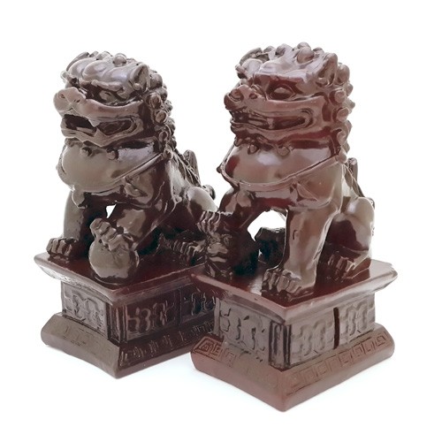 A Pair Of Temple Lions for Protection