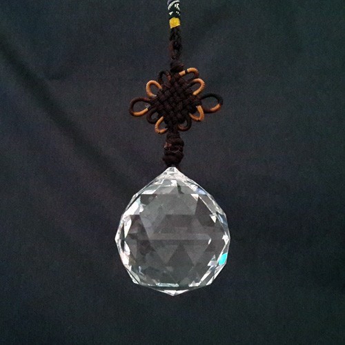 40mm Facetted Hanging Crystal Ball