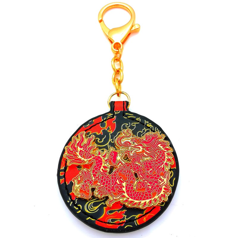 Dragon Holding Fireball Anti Conflict Feng Shui Amulet