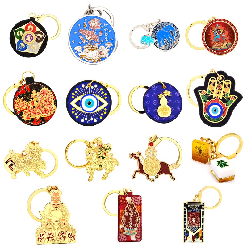 Feng Shui Lucky and Protective Amulets Keychains 2020
