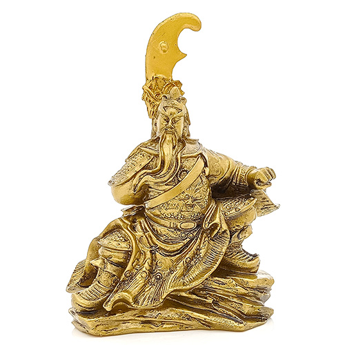 Kwan Kung in Horse-stance For Wealth and Protection