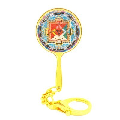 Inner Celestial Mansion of Avalokiteshvara Mirror Keychain