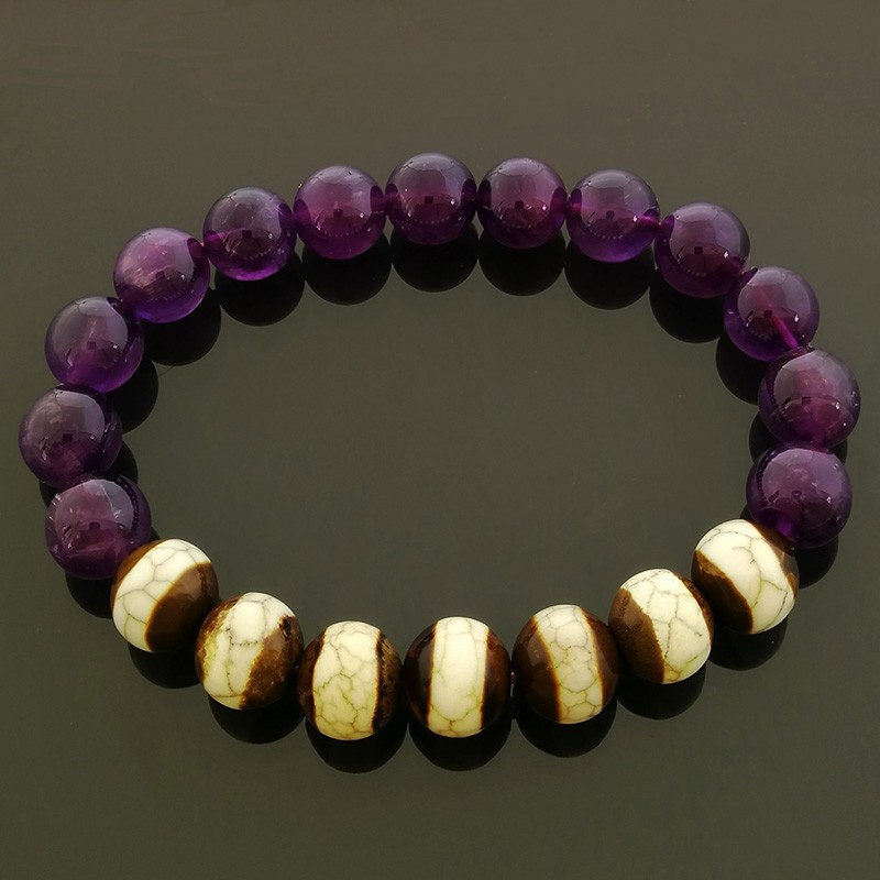 The Medicine Buddha Dzi Beads Bracelet