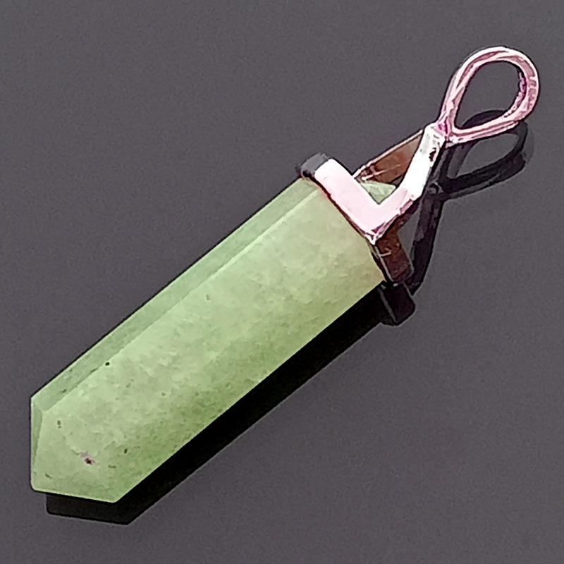 Aventurine Point Pendant for Academy Luck - Large