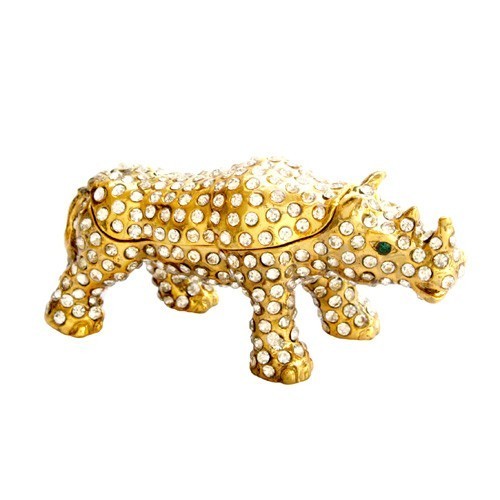 Bejeweled Rhinoceros for Protection