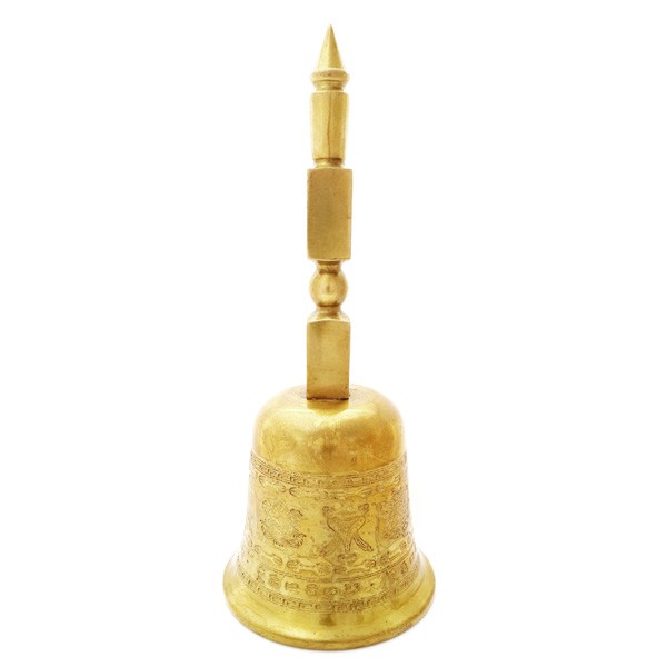 5 Element Pagoda Ringing Bell with 8 Auspicious Symbols
