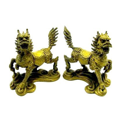 A Pair of Imperial Chi Lin