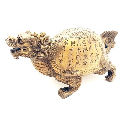 Dragon Tortoise with "Sau" for Success and Longevity - Small