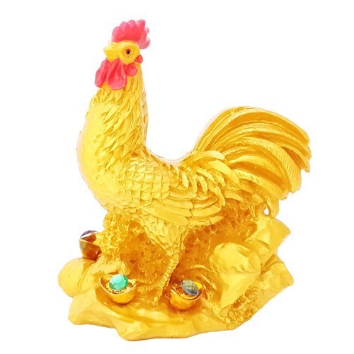 Golden Rooster with Ingots