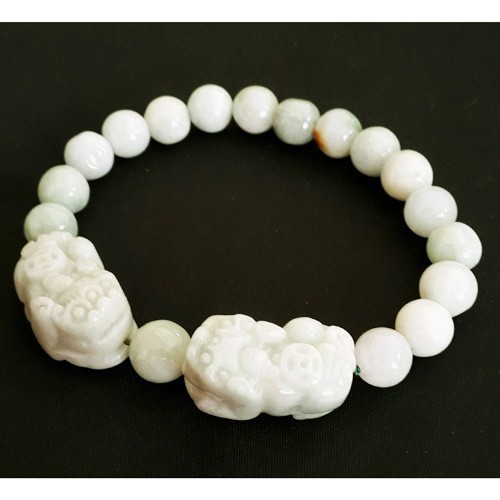 Double Pi Yao Jade Bracelet for Double Protection