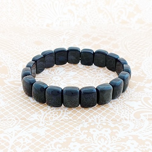 Natural Rainbow Obsidian Feng Shui Bracelet for Happiness and Creativity