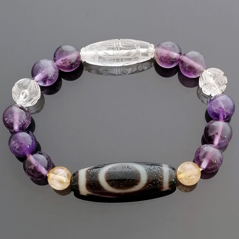 FENG SHUI One Eye OLD Agate dZi Bead for Wisdom and Happiness