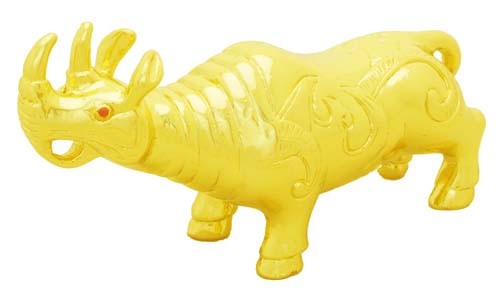 Golden Rhinoceros for Protection