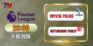 Kèo nhà cái Crystal Palace vs Nottingham Forest - NHA 20h00 ngày 11/10/2026