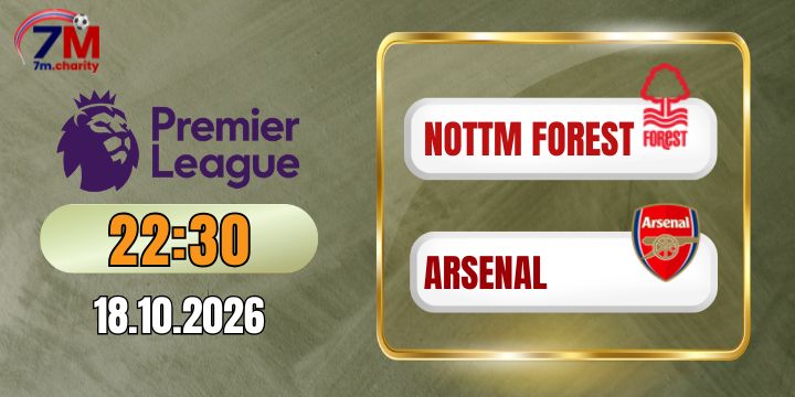 Soi kèo nhà cái Nottm Forest vs Arsenal - NHA 22h30 ngày 18/10/2026